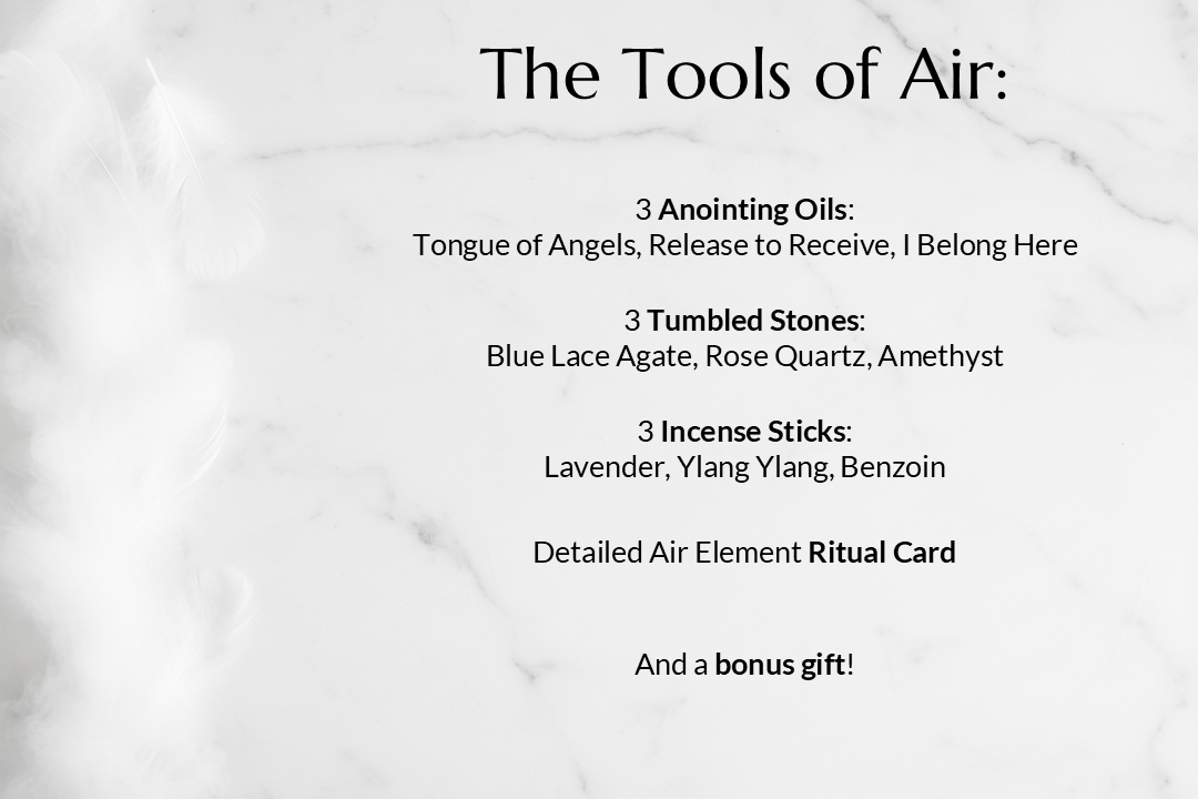 The Air Element Ritual Kit