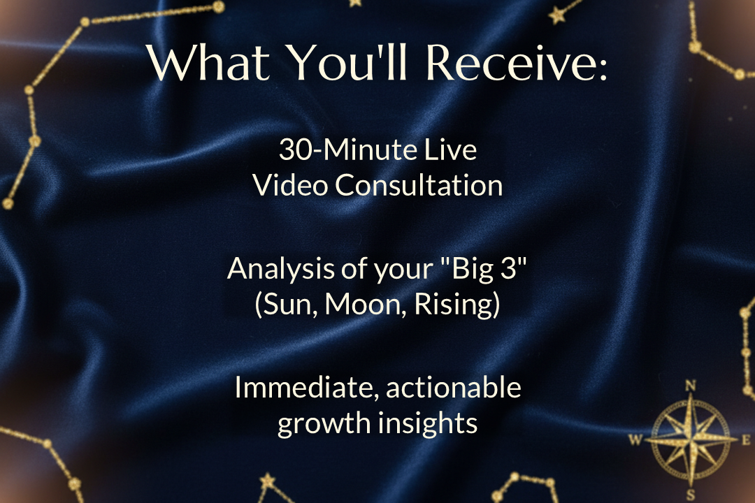 Astrology Mini-Reading - 30-Minute Personalized Birth Chart Analysis