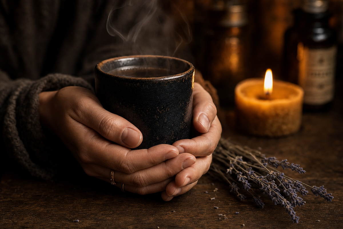 Building an Evening Ritual Practice — practice illustration