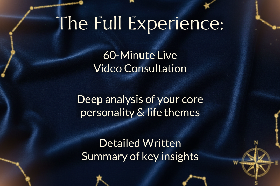 Complete Natal Chart Reading – 60-Minute Deep Astrological Analysis