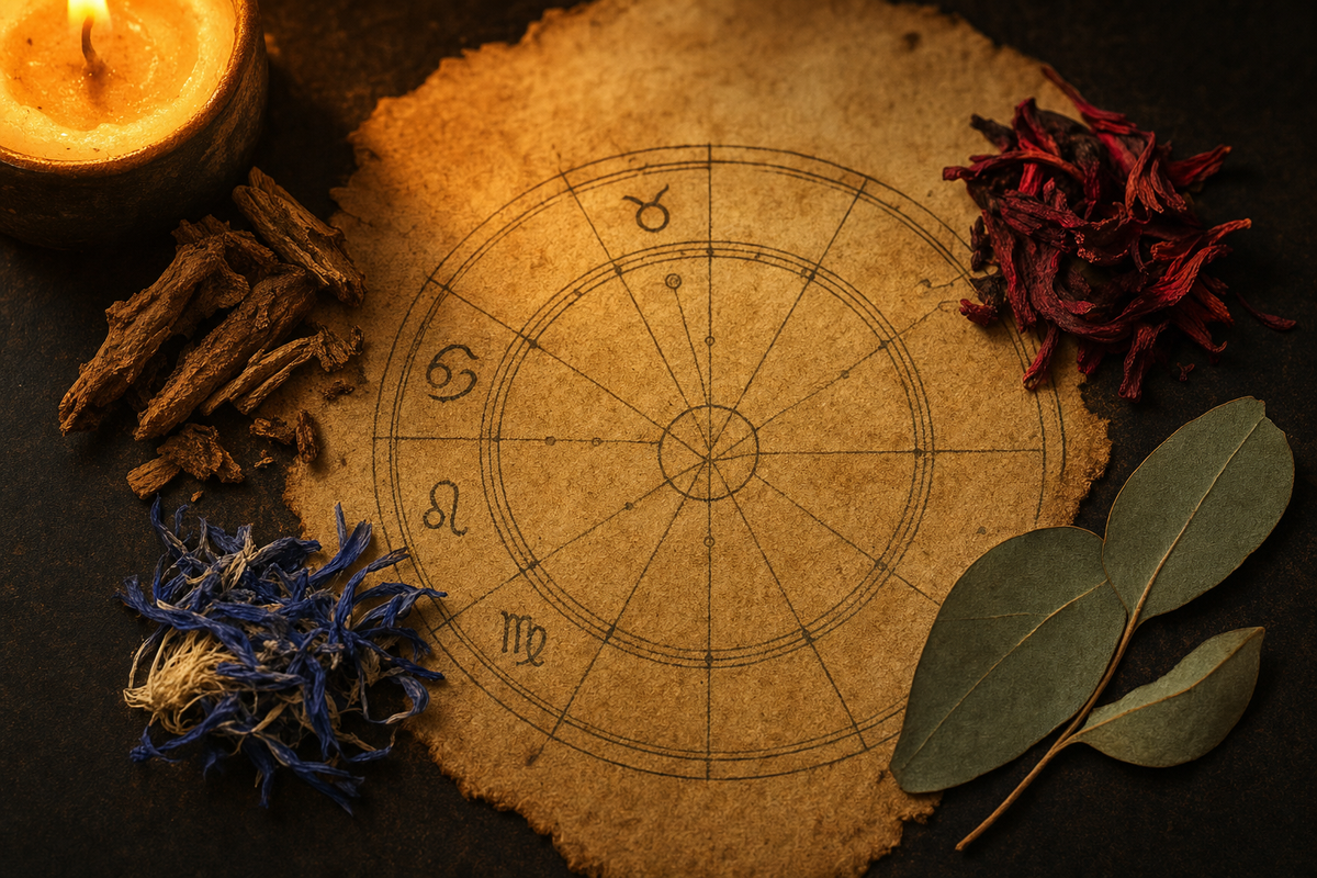 How to Know Which Rituals Are Right for You: Elemental Constitution and Astrology — practice illustration