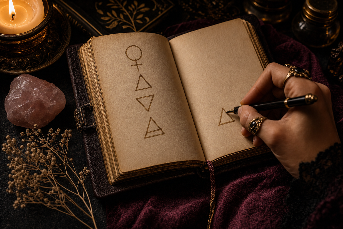 What Is Your Elemental Signature? How to Find Yours in Your Birth Chart — practice illustration