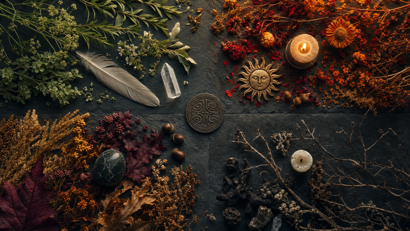 The Elements Through the Seasons: How Elemental Energy Shifts Across the Year — LWA Ritual Library