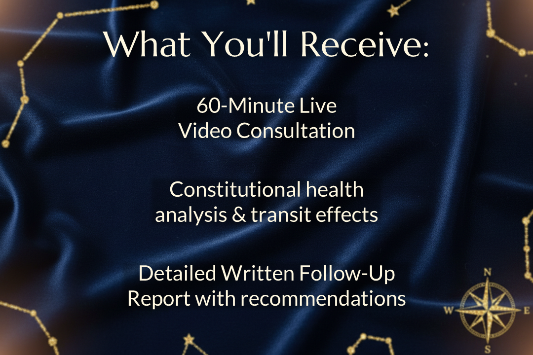 Medical Astrology Consultation – Holistic Health Analysis Through Your Birth Chart
