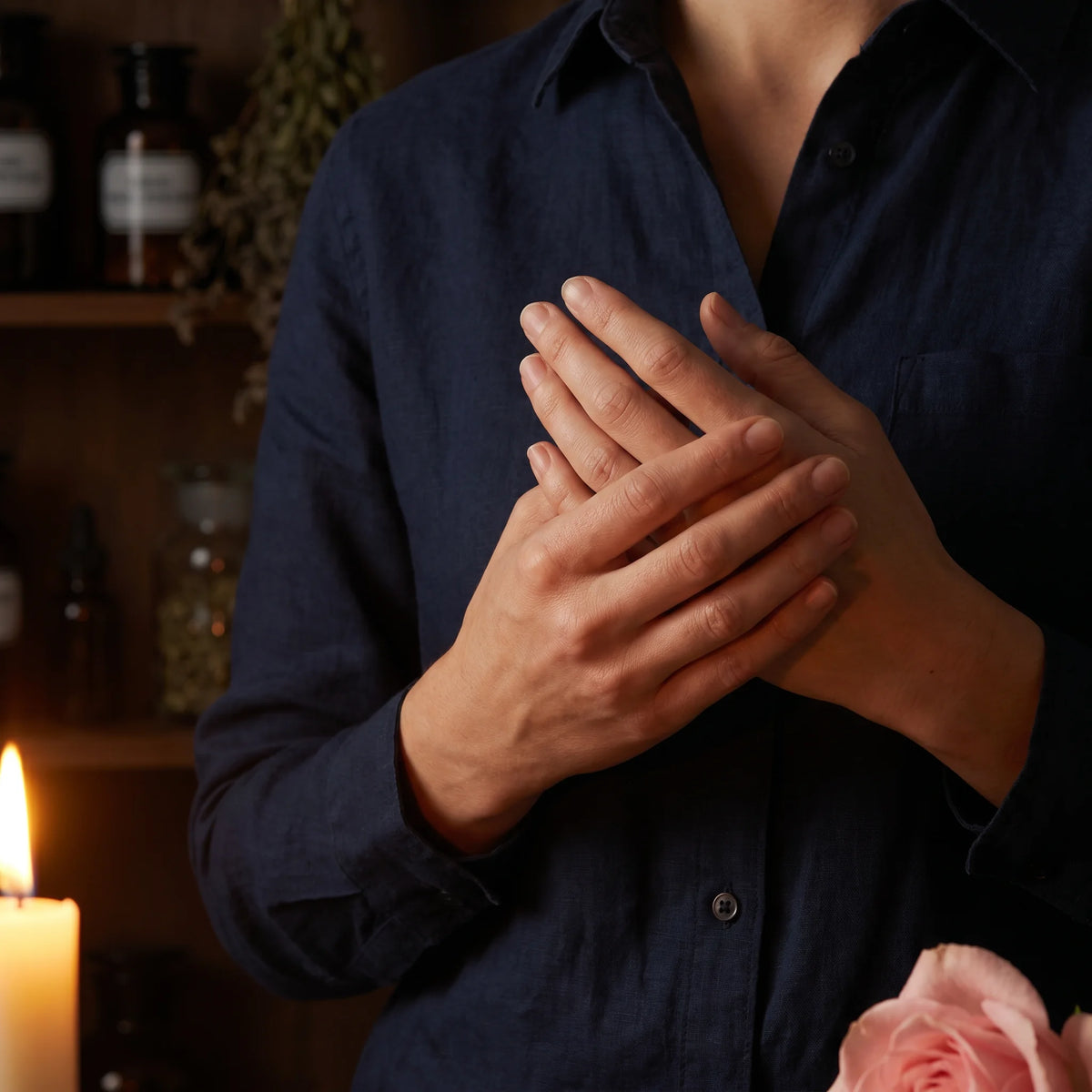 Why Touch Heals: The Neuroscience of Therapeutic Self-Touch — practice illustration
