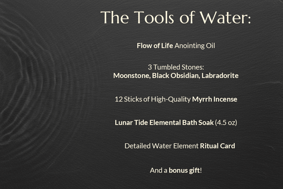 The Water Element Ritual Kit